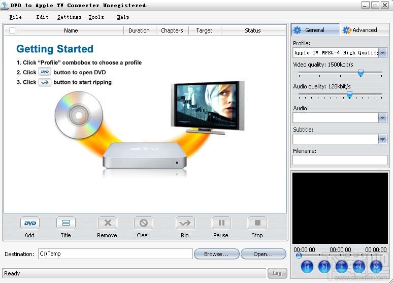 DVD to Apple TV Converter,DVD转Apple TV转换器下载,DVD to Apple TV Converter官方下载