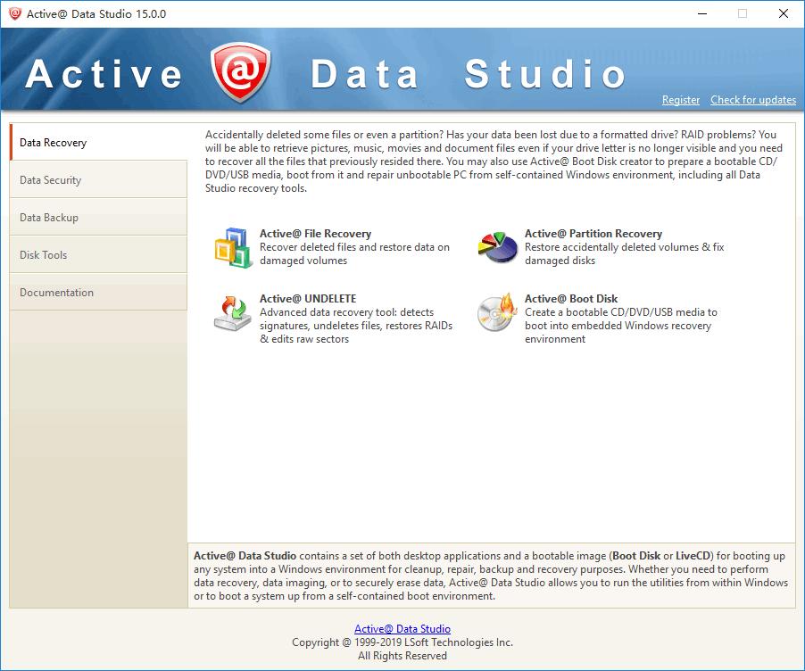 Active Data Studio下载,数据恢复,磁盘管理,磁盘工具